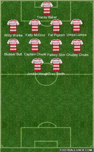 Doncaster Rovers football formation