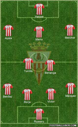 Algeciras C.F. football formation