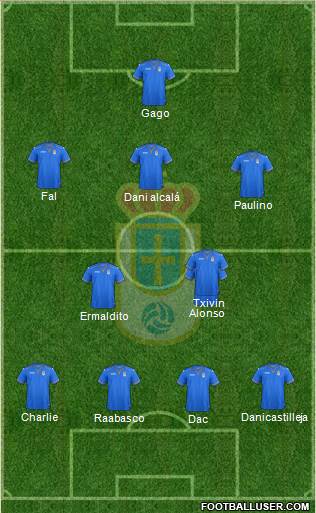 Real Oviedo S.A.D. Formation 2013