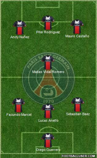 Paris Saint-Germain Formation 2013
