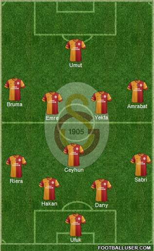 Galatasaray SK Formation 2013