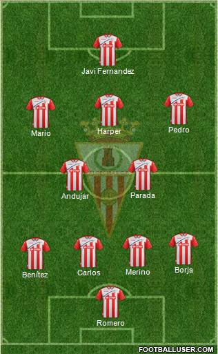 Algeciras C.F. football formation