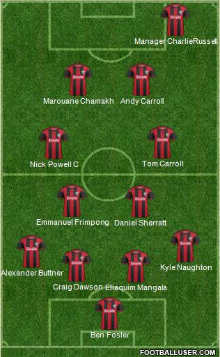 West Bromwich Albion Formation 2013