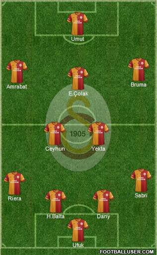Galatasaray SK Formation 2013