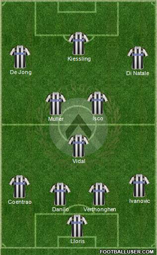 Udinese Formation 2013