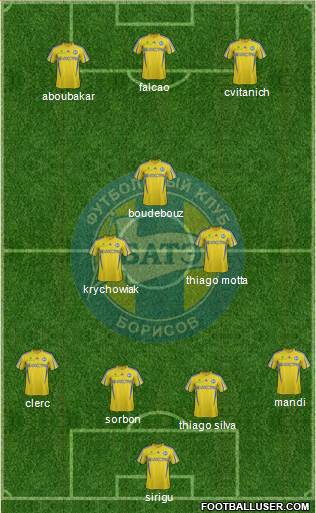 BATE Borisov Formation 2013