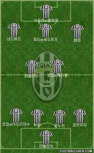 Juventus Formation 2013