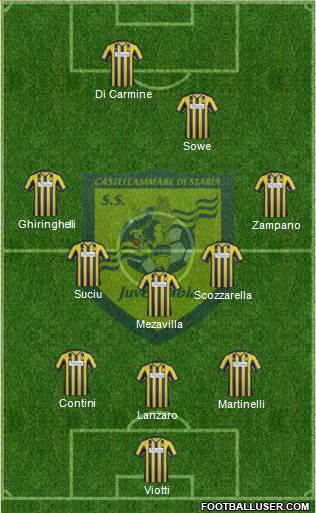 Juve Stabia Formation 2013
