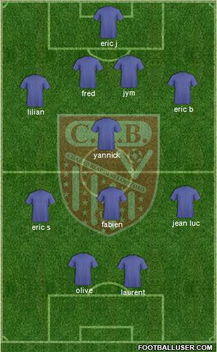 Chabab Riadhi Belouizdad football formation