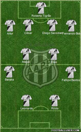 AA Ponte Preta Formation 2013