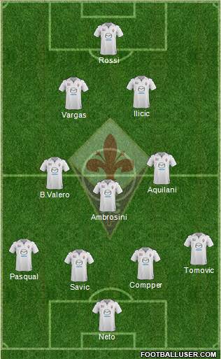 Fiorentina Formation 2013