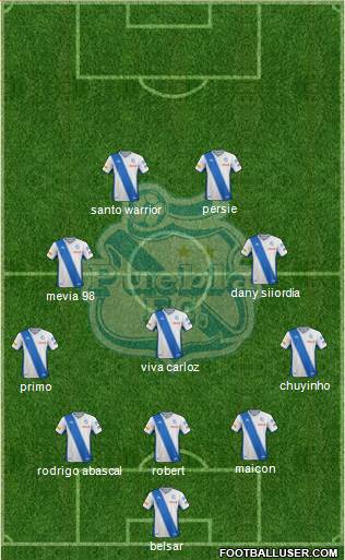 Club Puebla de la Franja Formation 2013