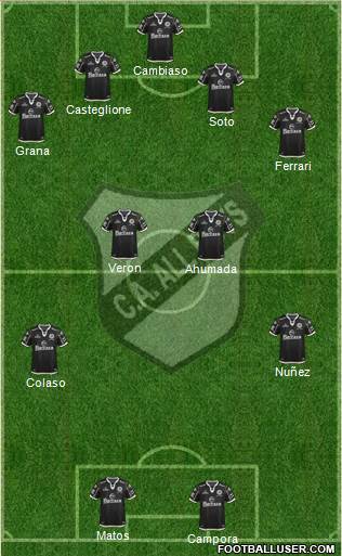 All Boys Formation 2013