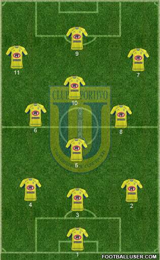 CCD Universidad de Concepción football formation