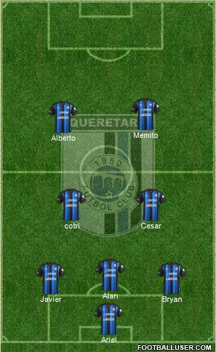 Club de Fútbol Gallos Blancos Formation 2013