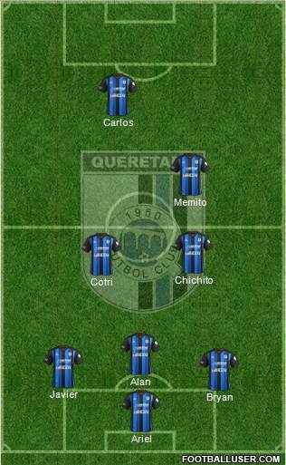Club de Fútbol Gallos Blancos Formation 2013