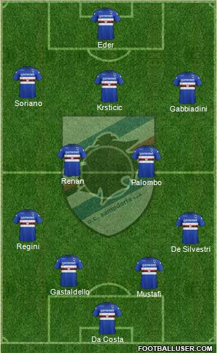 Sampdoria Formation 2013