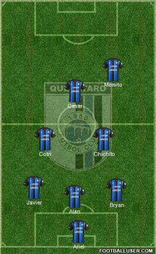 Club de Fútbol Gallos Blancos Formation 2013