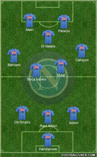 Napoli Formation 2013