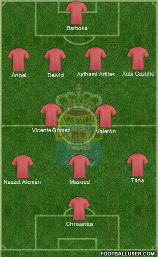 U.D. Las Palmas S.A.D. Formation 2013