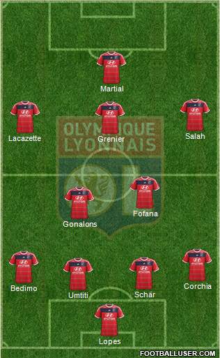 Olympique Lyonnais Formation 2013