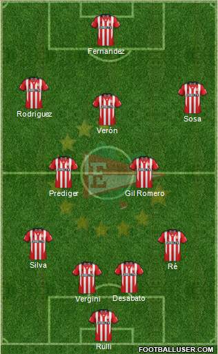 Estudiantes de La Plata Formation 2013