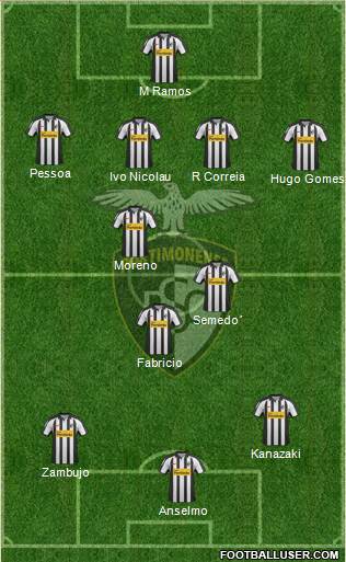 Portimonense Sporting Clube Formation 2013