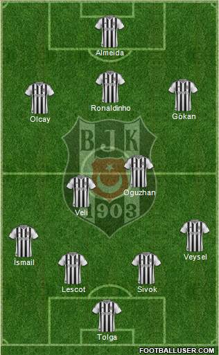 Besiktas JK Formation 2013