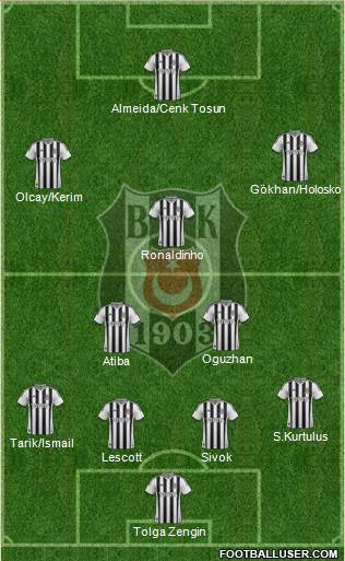Besiktas JK Formation 2013