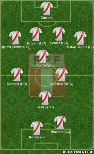 Peru Formation 2013