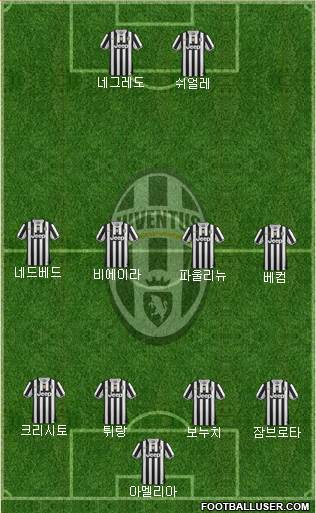 Juventus Formation 2013