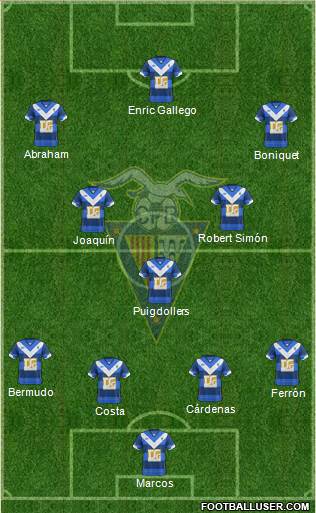 C.F. Badalona Formation 2013