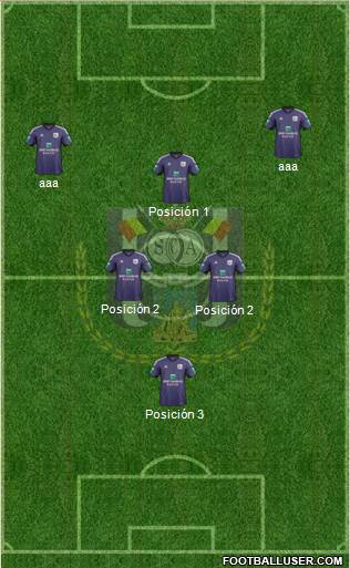 RSC Anderlecht Formation 2013