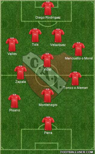 Independiente Formation 2013