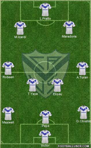 Vélez Sarsfield Formation 2013