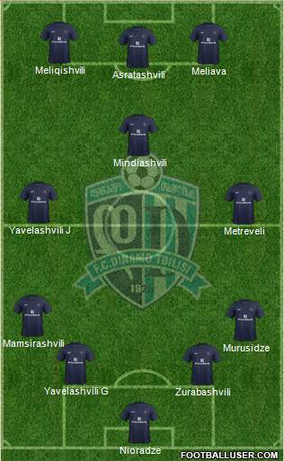 Dinamo Tbilisi Formation 2013