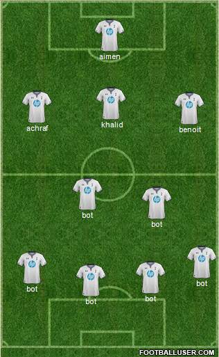 Tottenham Hotspur Formation 2013