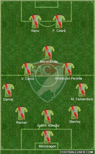 Salgueiro AC Formation 2013