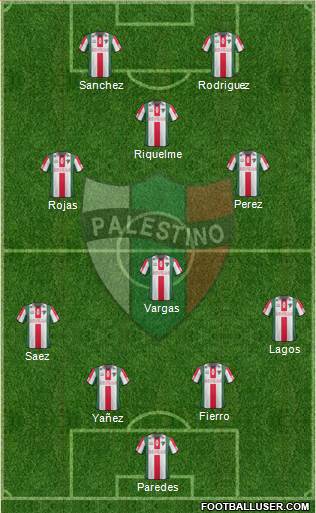 CD Palestino S.A.D.P. Formation 2013