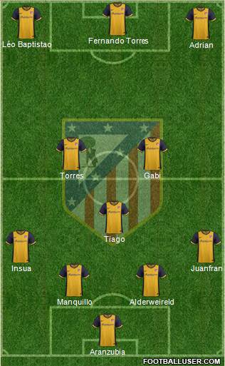 C. Atlético Madrid S.A.D. Formation 2013