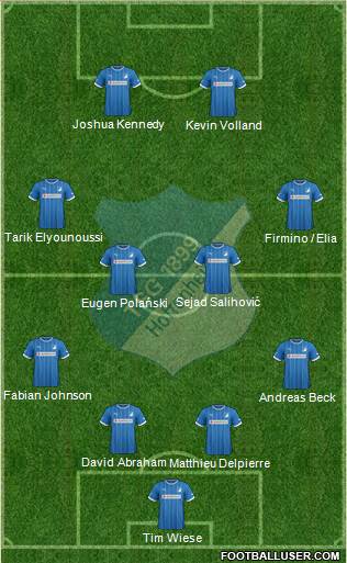TSG 1899 Hoffenheim Formation 2013