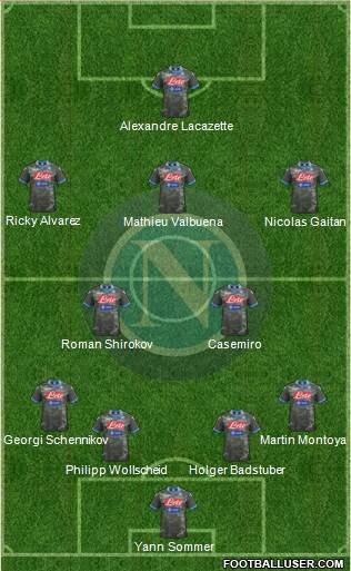 Napoli Formation 2013