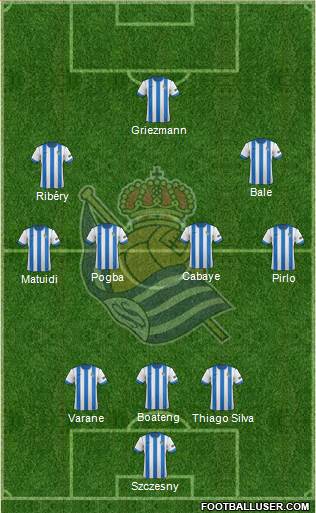 Real Sociedad S.A.D. Formation 2013