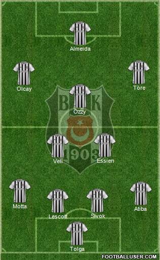 Besiktas JK Formation 2013