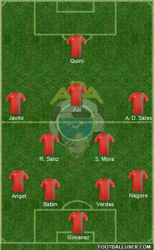 A.D. Alcorcón Formation 2013