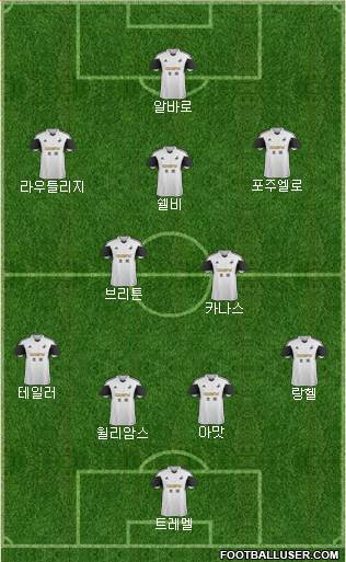 Swansea City Formation 2013