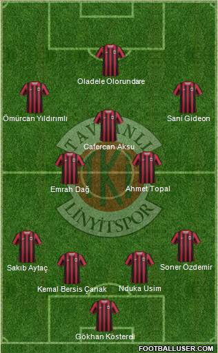 Tavsanli Linyitspor Formation 2013