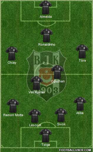 Besiktas JK Formation 2013