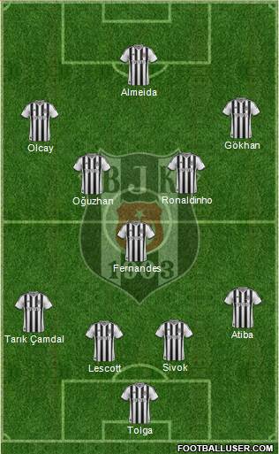 Besiktas JK Formation 2013