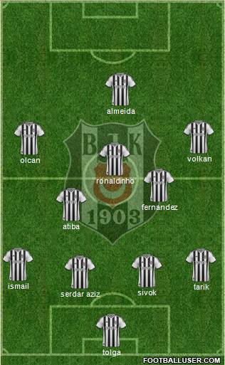 Besiktas JK Formation 2013